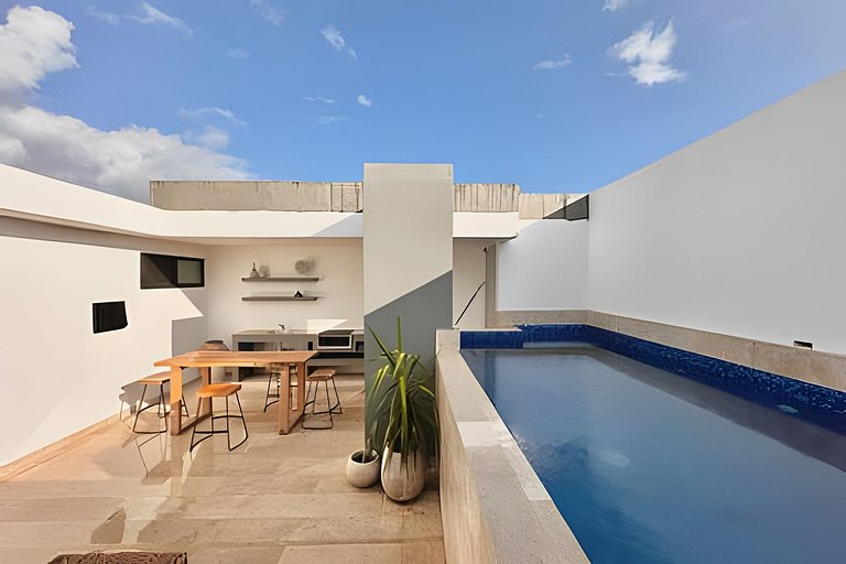 Fabuloso PH 3BR/Gran Piscina Privada/Aldea Zama